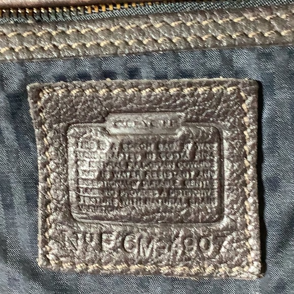 Vintage Coach Sonoma Bucket Natural Grain in Chocolate purse - Picture 12 of 16